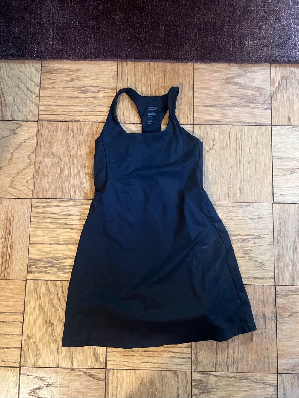 Girlfriend Collective Black Athletic Dress